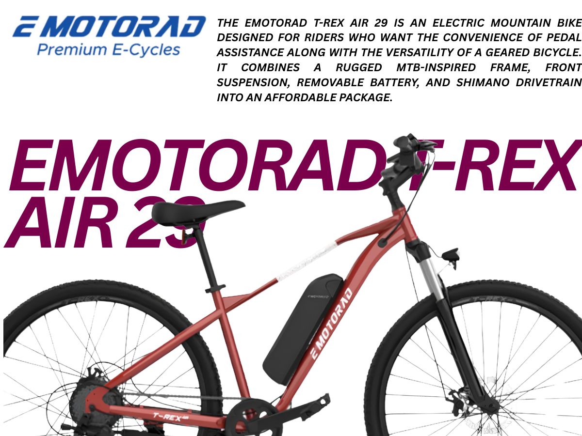 EMotorad 29 T-Rex Air E-Bicycle