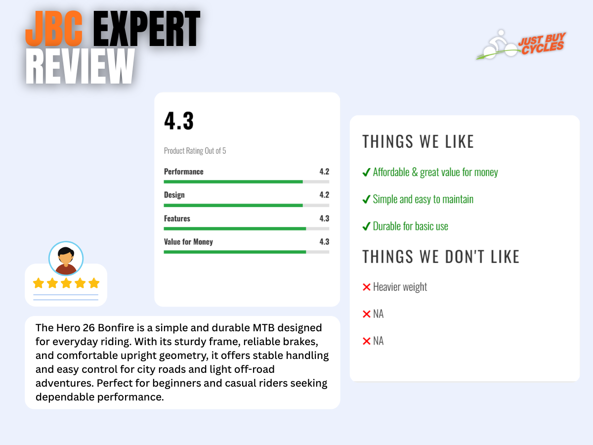 Hero 26 Bonfire Bicycle