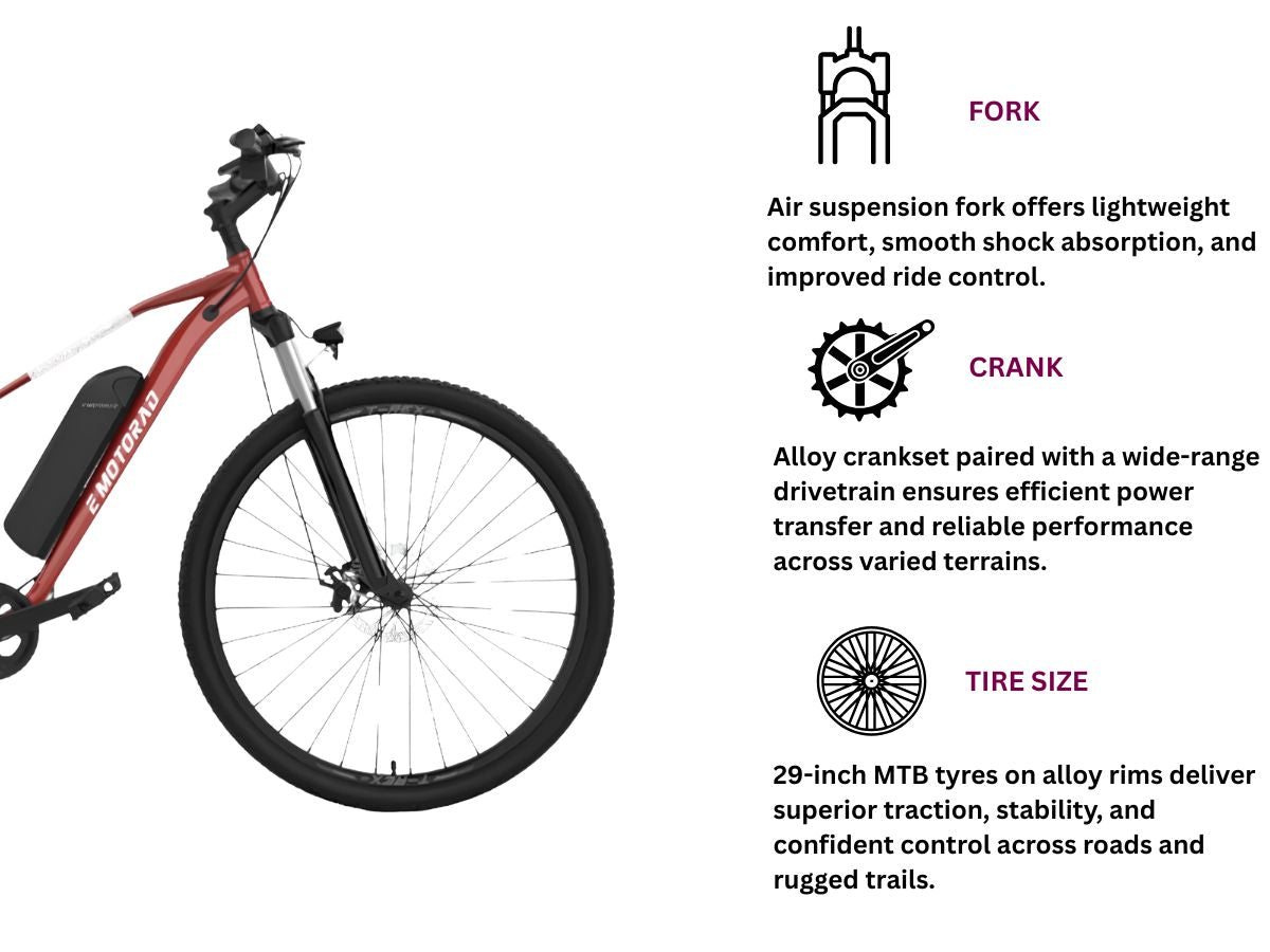 EMotorad 29 T-Rex Air E-Bicycle