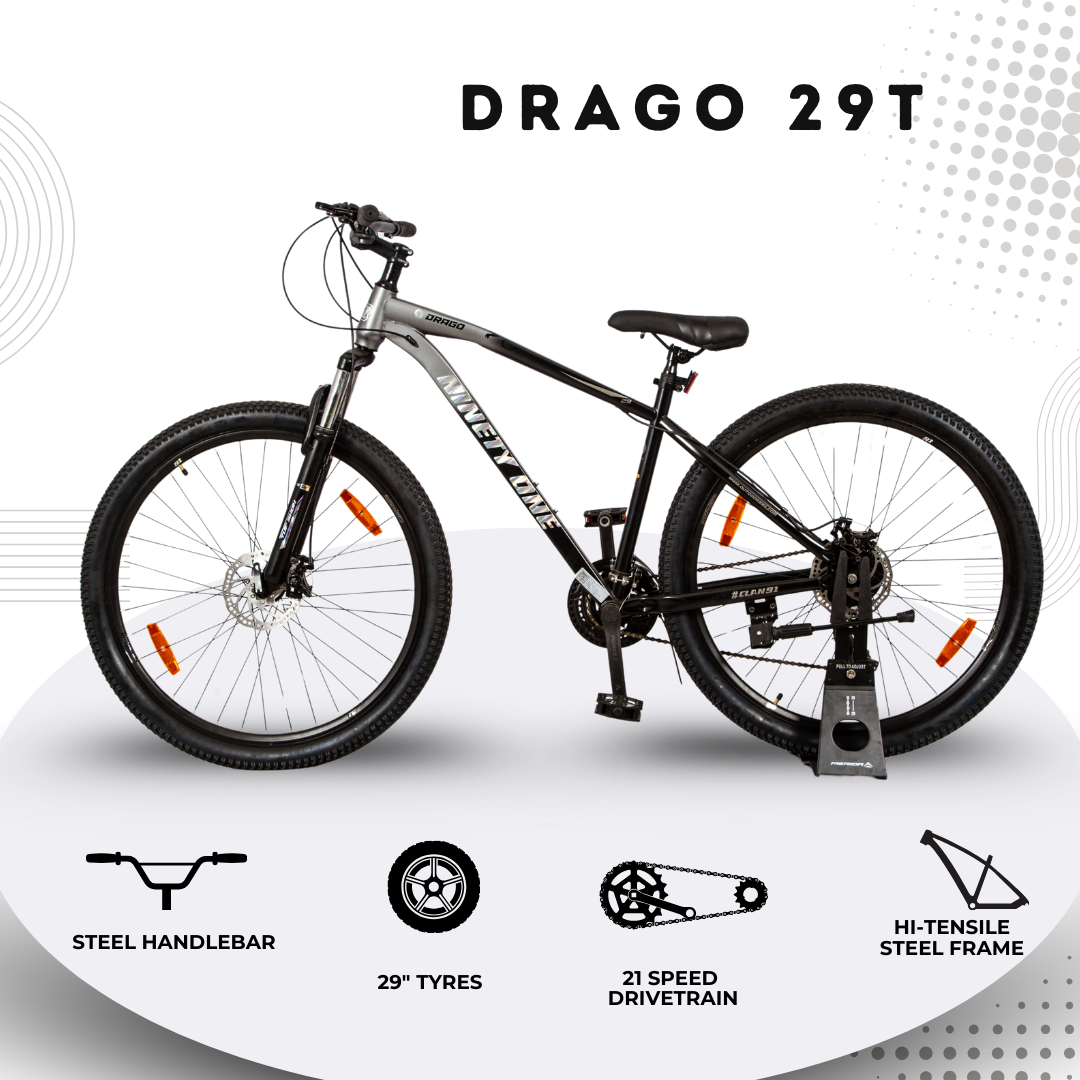 Ninetyone 29 Drago 21 Speed D/Disc Bicycle