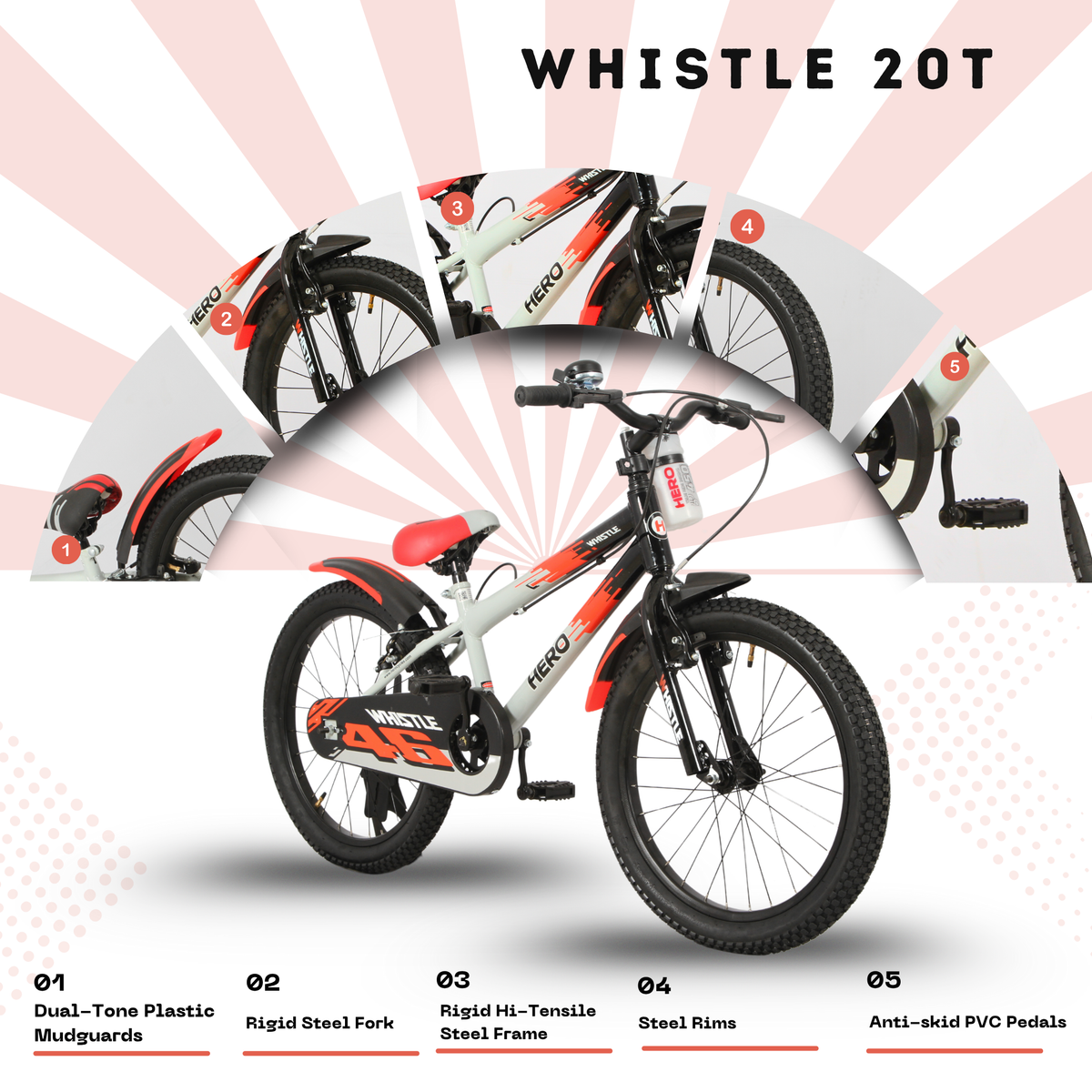 Hero 20 Whistle Bicycle