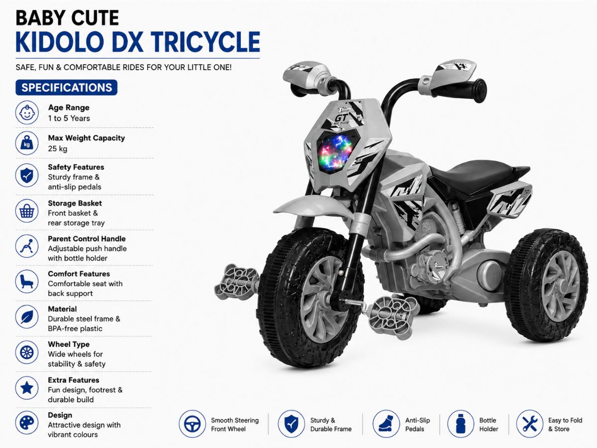 Panda GT Musical Tricycle