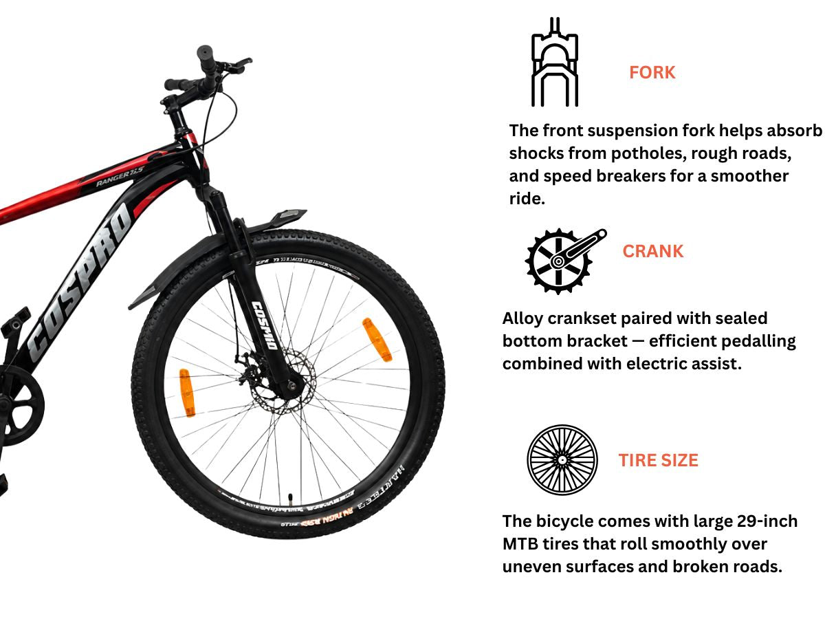 Cospro 29 Mizo SS FS D/Disc Bicycle