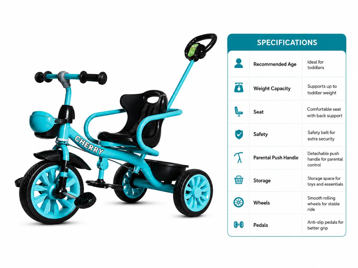 Panda Cherry Tricycle