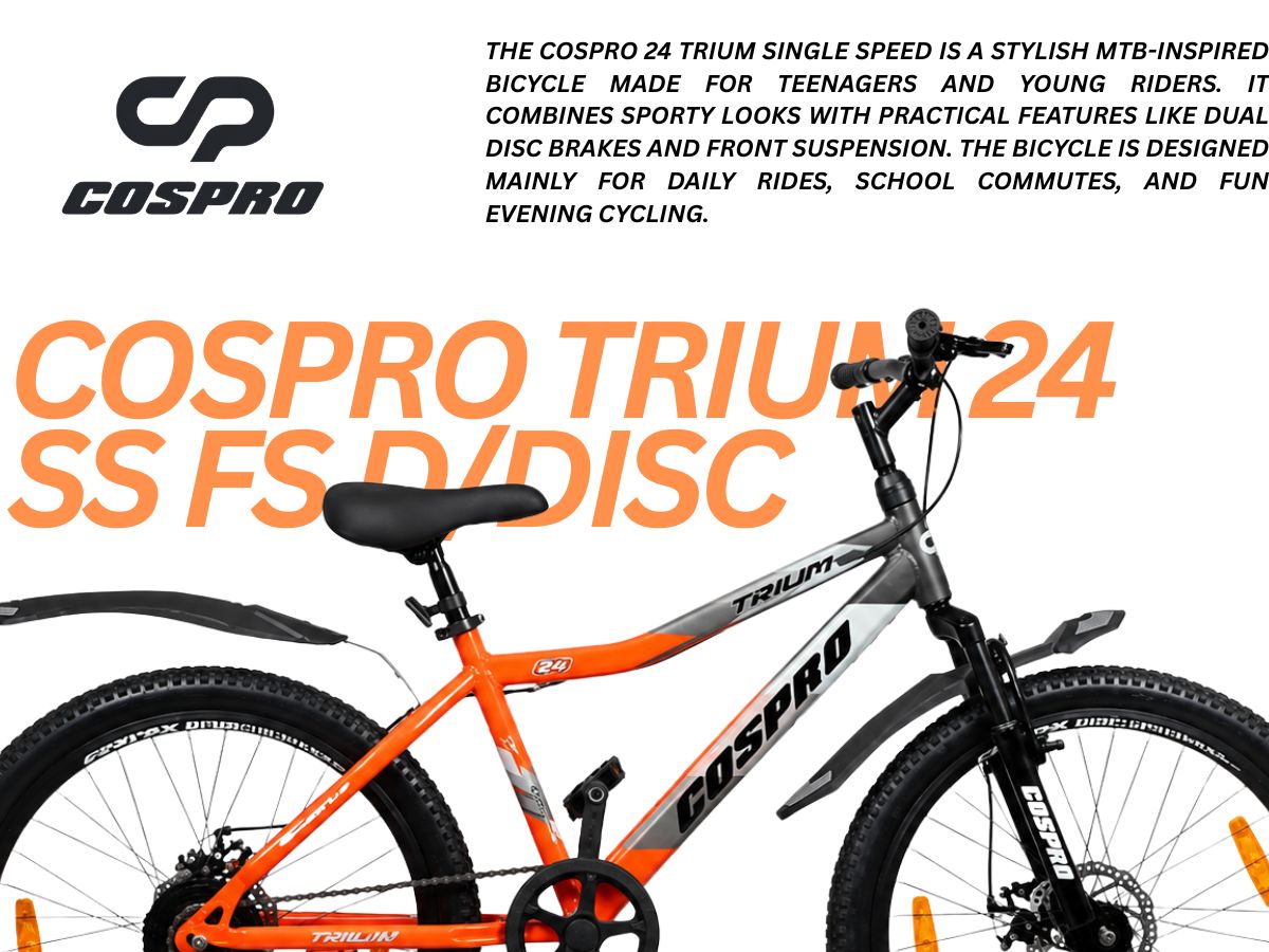 Cospro 24 Trium SS FS D/Disc Bicycle