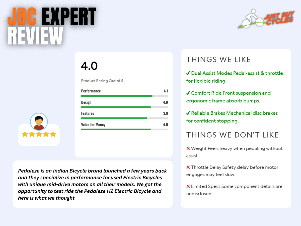 Pedaleze 27.5 Town & Country E-Bicycle