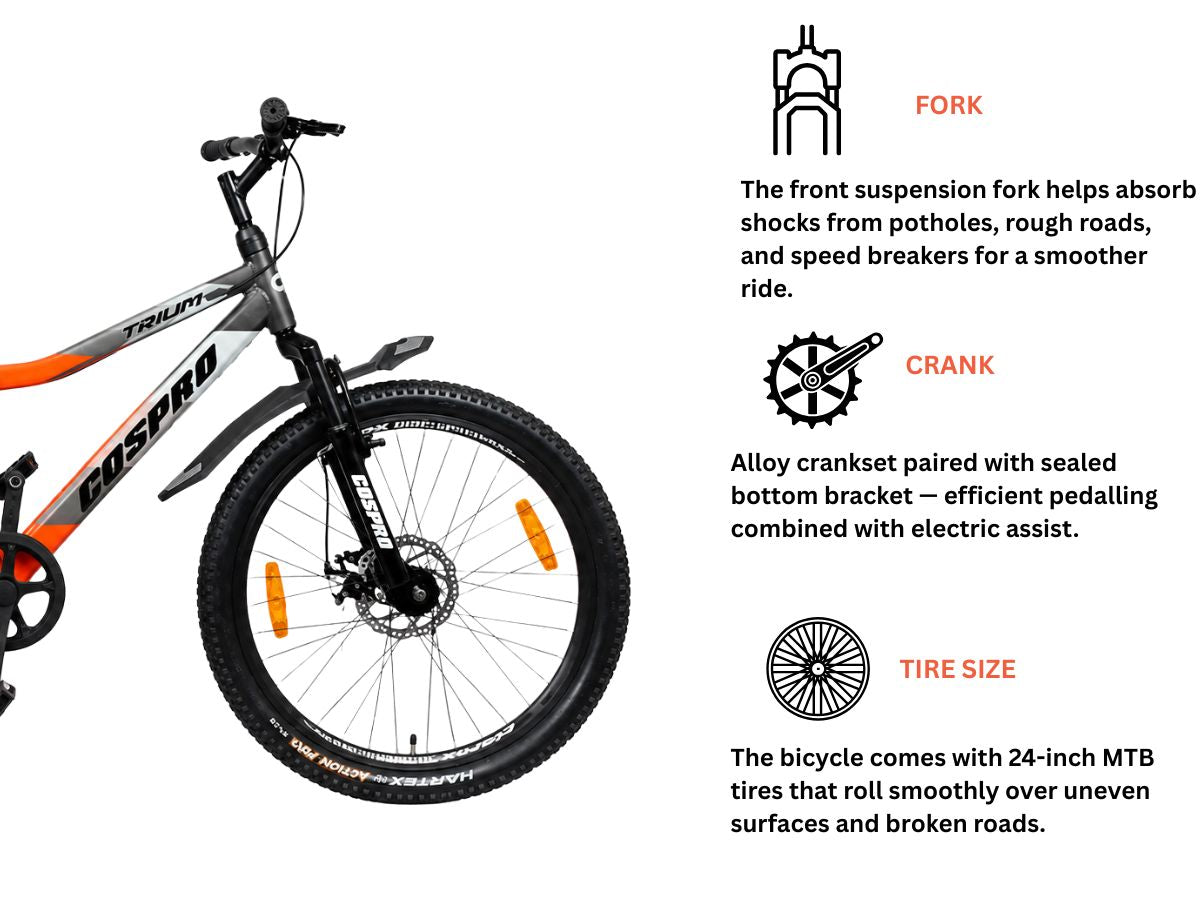 Cospro 24 Trium SS FS D/Disc Bicycle