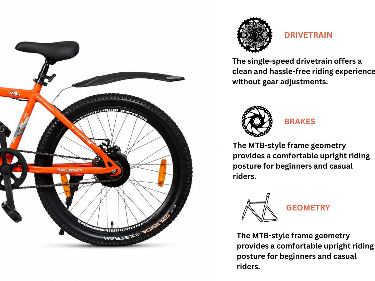 Cospro 24 Trium SS FS D/Disc Bicycle