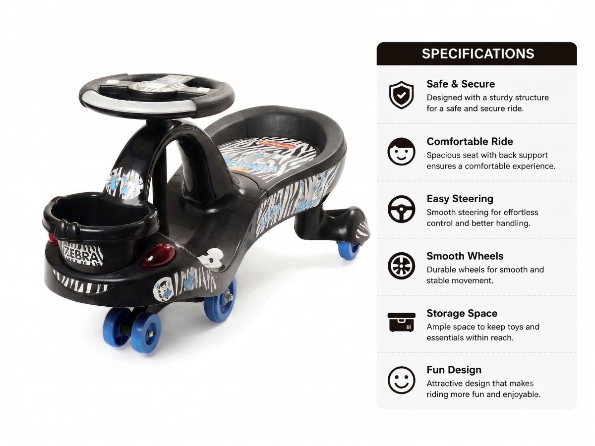 Toyzone Eco Zebra Twist Car