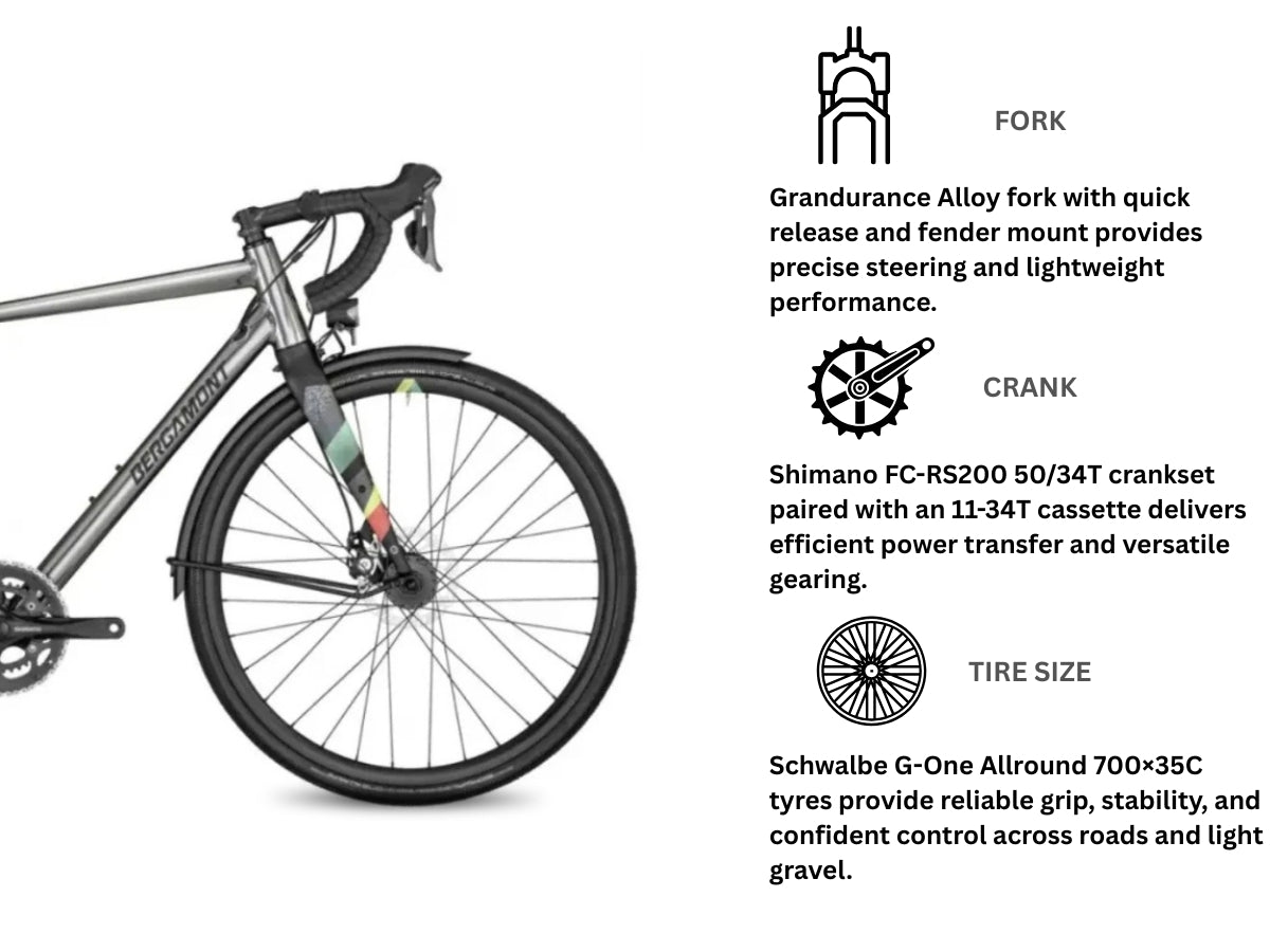 Bergamont 700C Grandurance Rd 3 Touring Bike