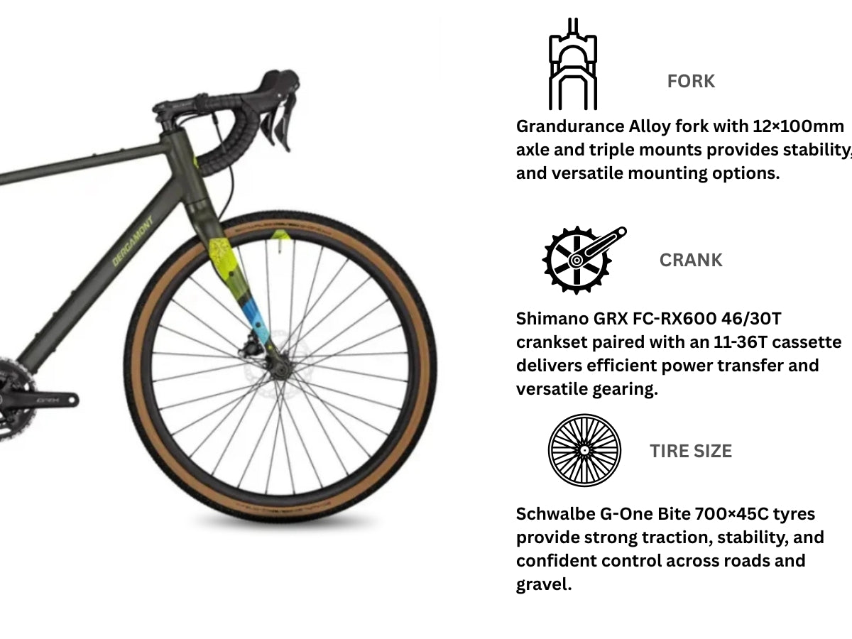 Bergamont 700C Grandurance 6 Performance Bike Dark Gold (Shiny)