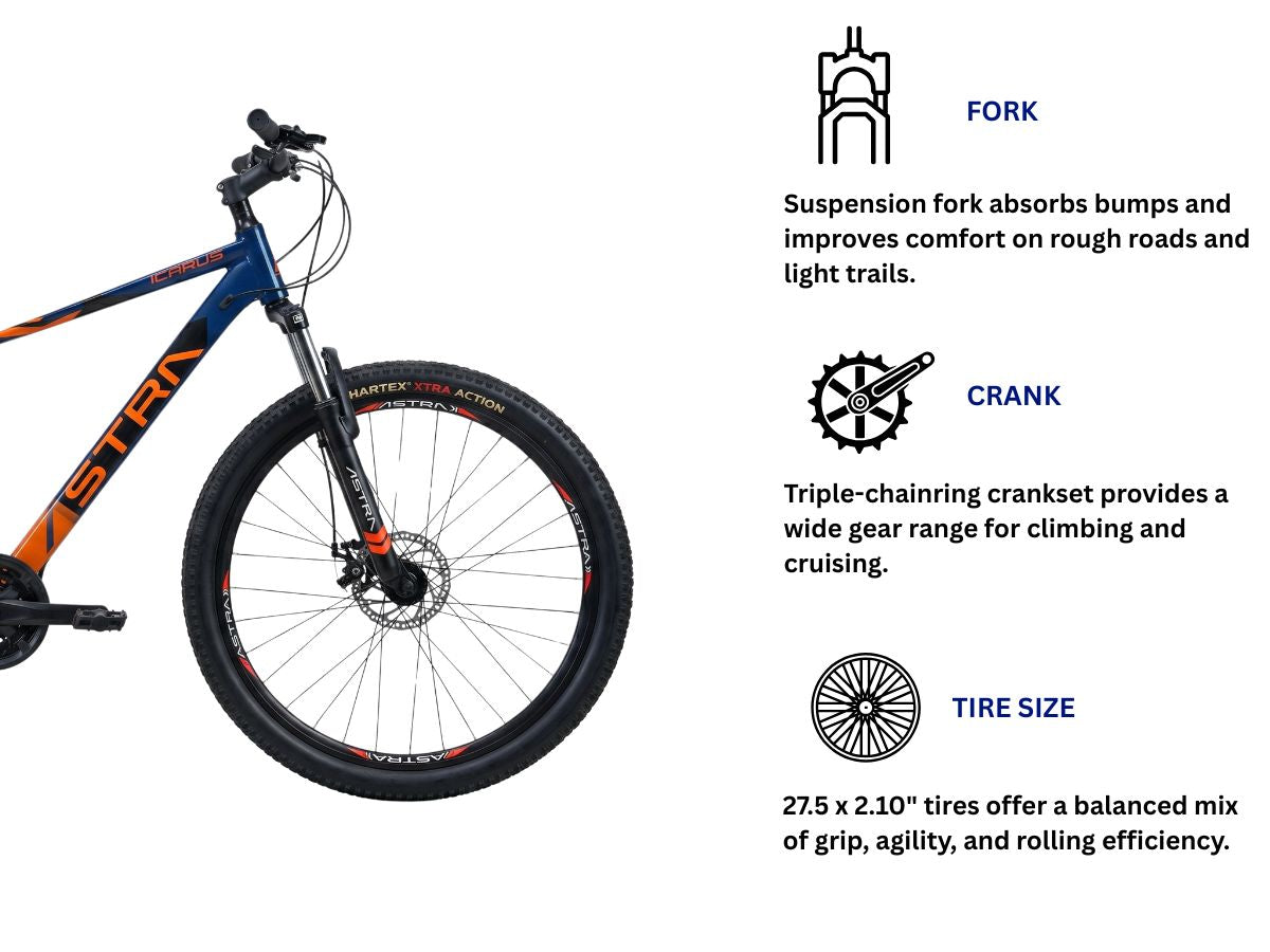 Astra 27.5 Icarus 21-Speed Bicycle