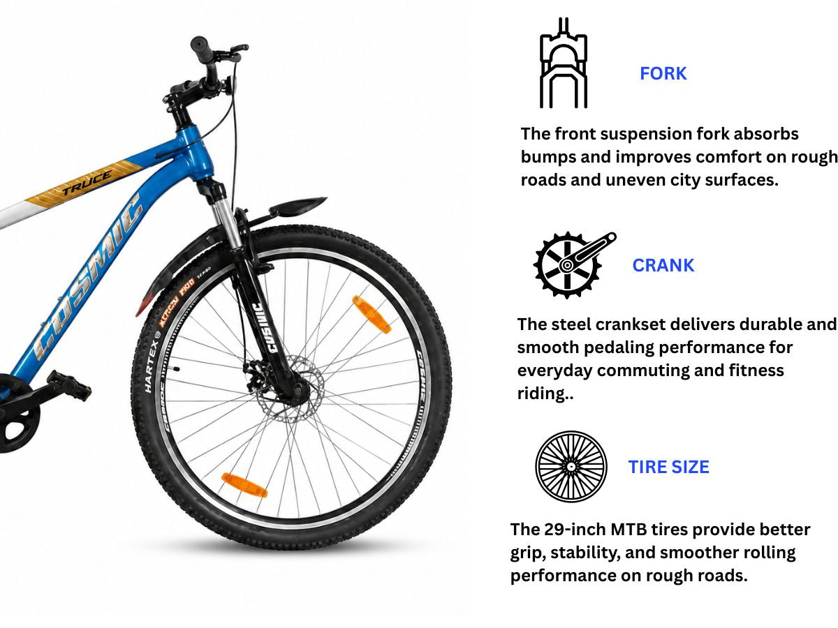 Cosmic 29 Truce Sports FS D/Disc Bicycle
