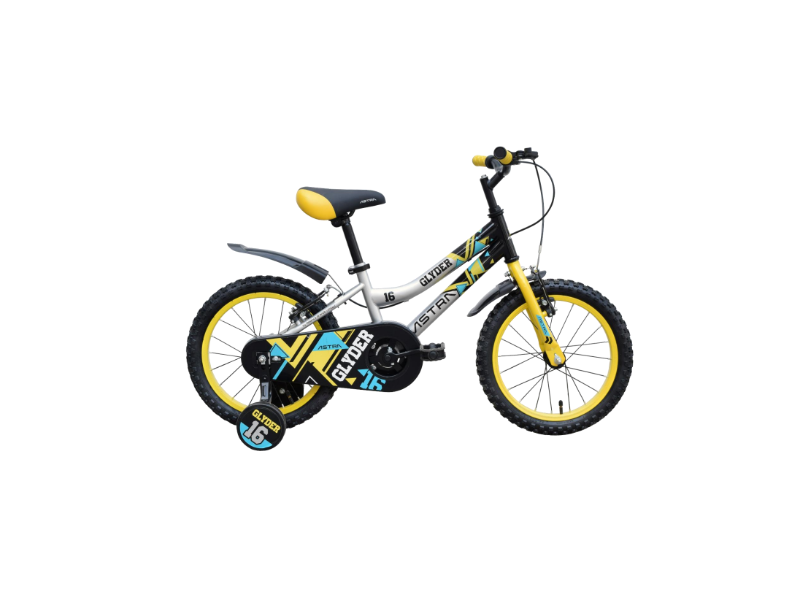 Astra 16 Glyder Bicycle Yellow/Silver