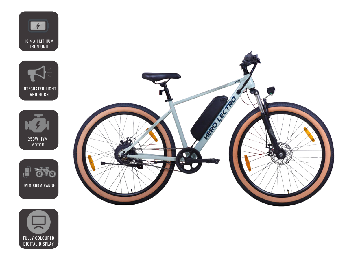 Hero 27.5 Lectro Y5 SS D/Disc E Bicycle