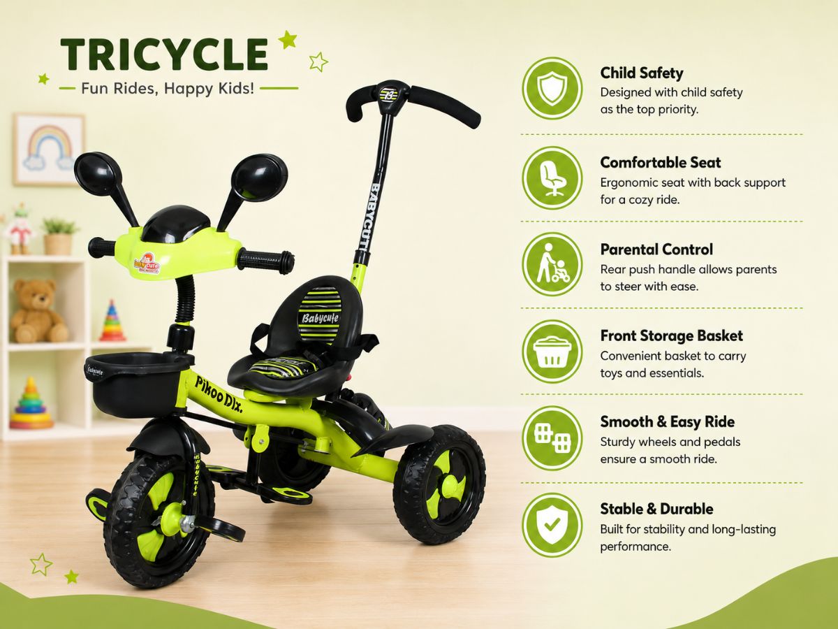 Baby Cute Pikood DX Navigator Tricycle