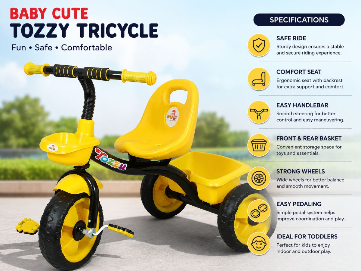 Baby Cute Tozzu Basic Tricycle