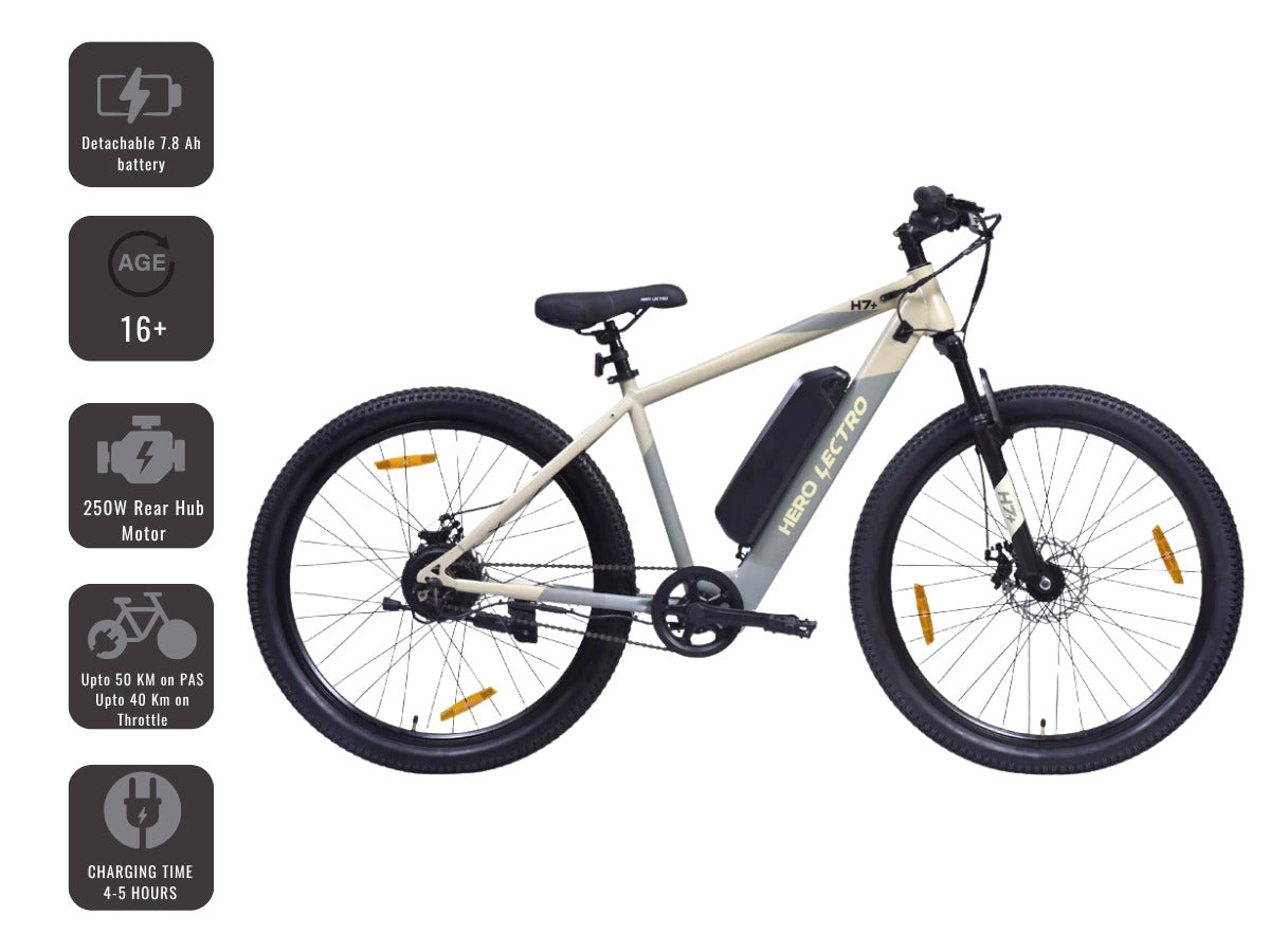 Hero Lectro 27.5 H7+ SS E-Bicycle