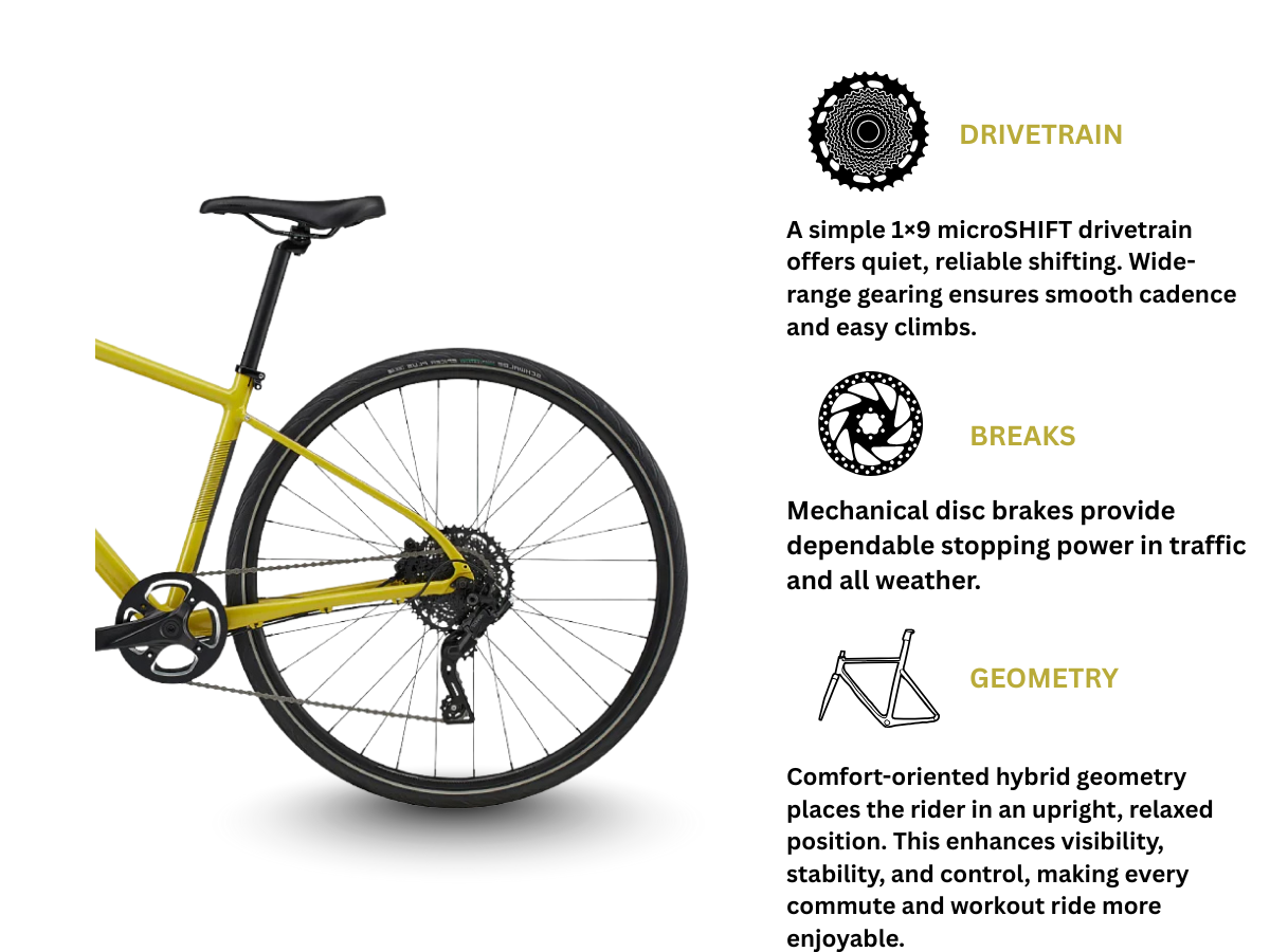 Cannondale Quick Disc 4D, 9S ( Ginger )