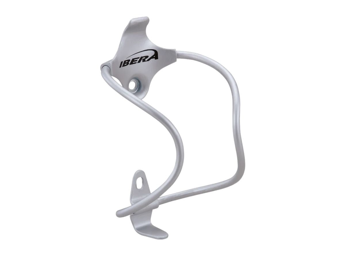 Aluminium plate bottle cage - White IB-BC6