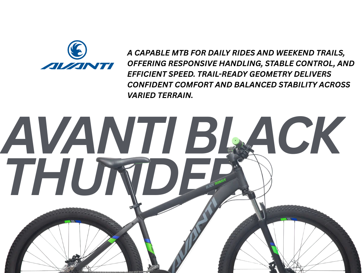 Avanti Black Thunder 1 Bicycle