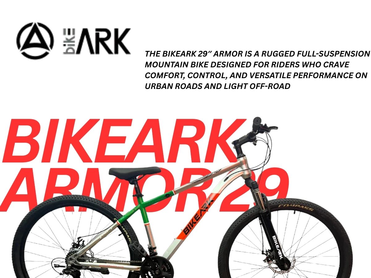 BikeArk 29 Armor 21 Spd FS D/Disc Bicycle