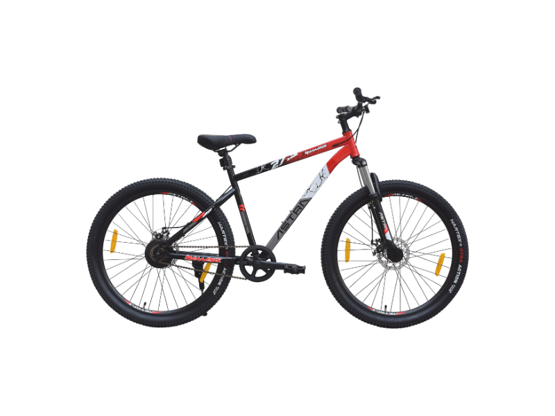 Astra 27.5 Nemesis SS D/Disc Bicycle Black/Red