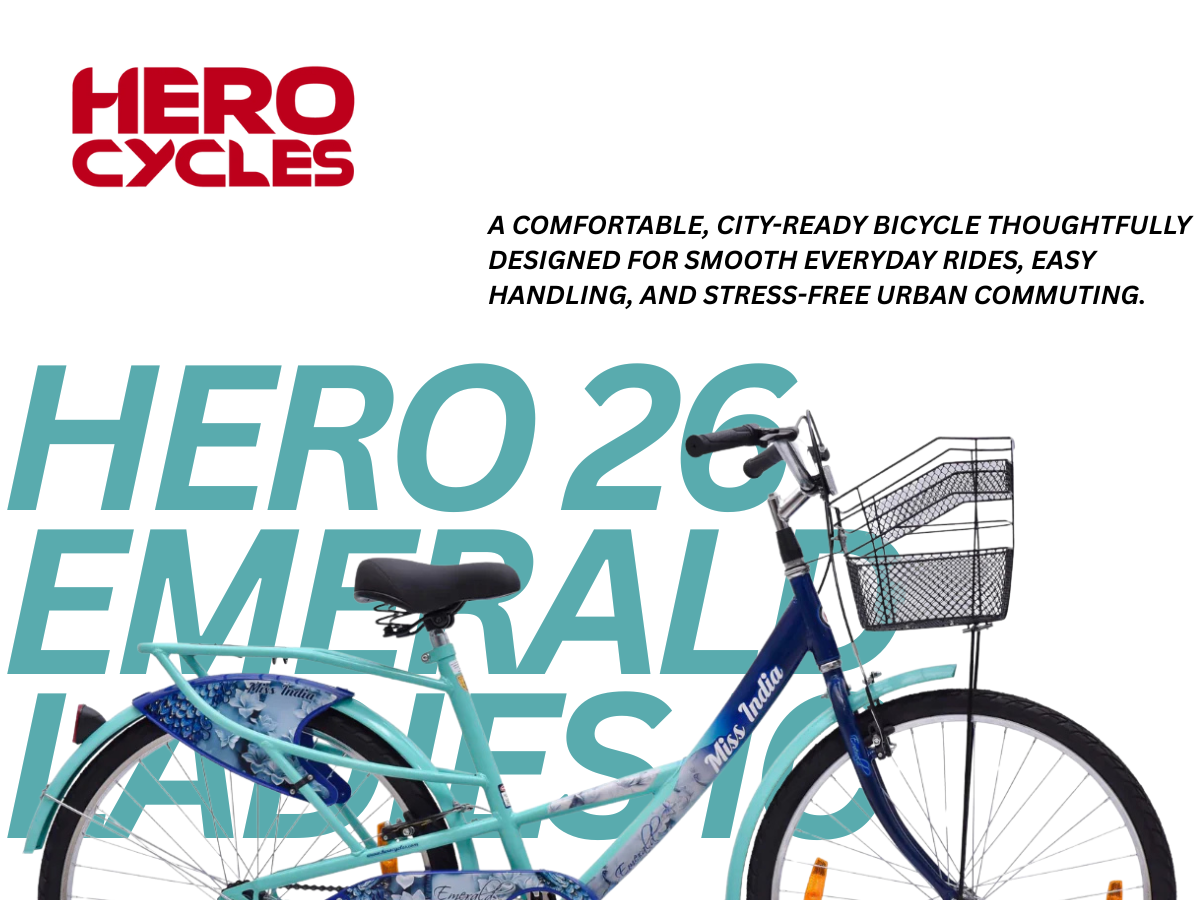 Hero 26 Emerald Ladies IC Bicycle