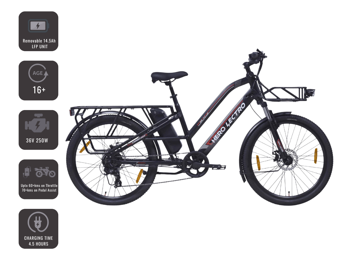 Hero 26 Lectro MUV E-Bicycle