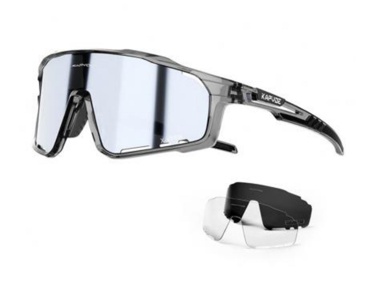 Kapvoe X76 Sports Sunglasses-Black