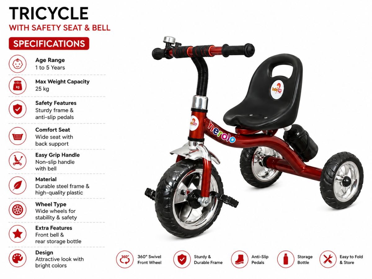 Baby Cute Herolo Tricycle