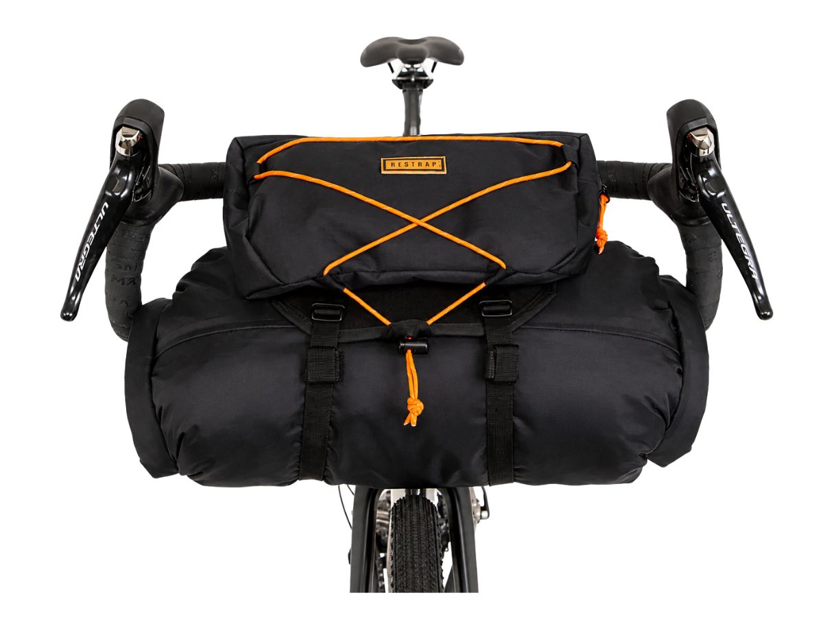Restrap Handlebar Bag-Black/Orange