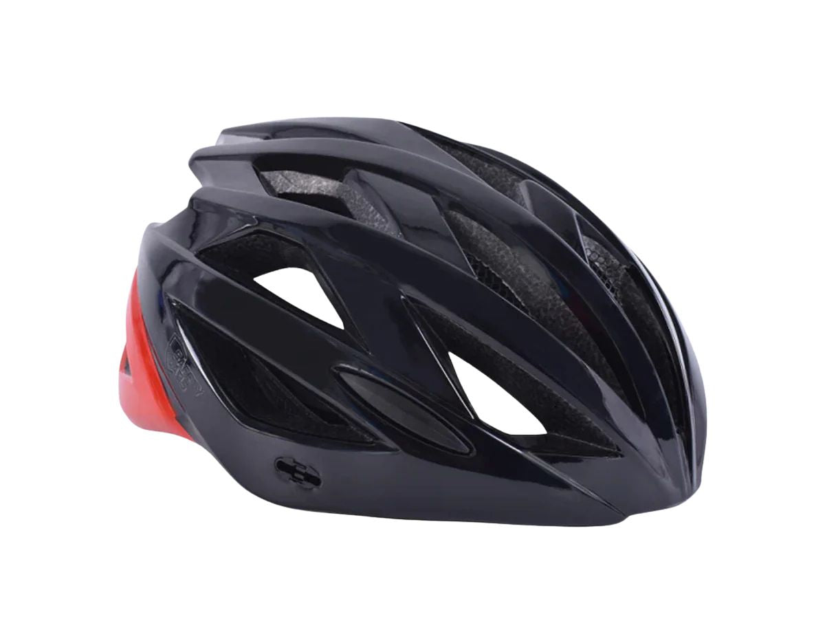 Safety Labs Juno Helmet-Shiny Black Red
