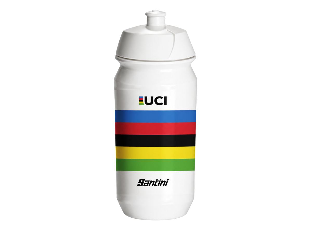 Santini UCI Official Water Bottle-White
