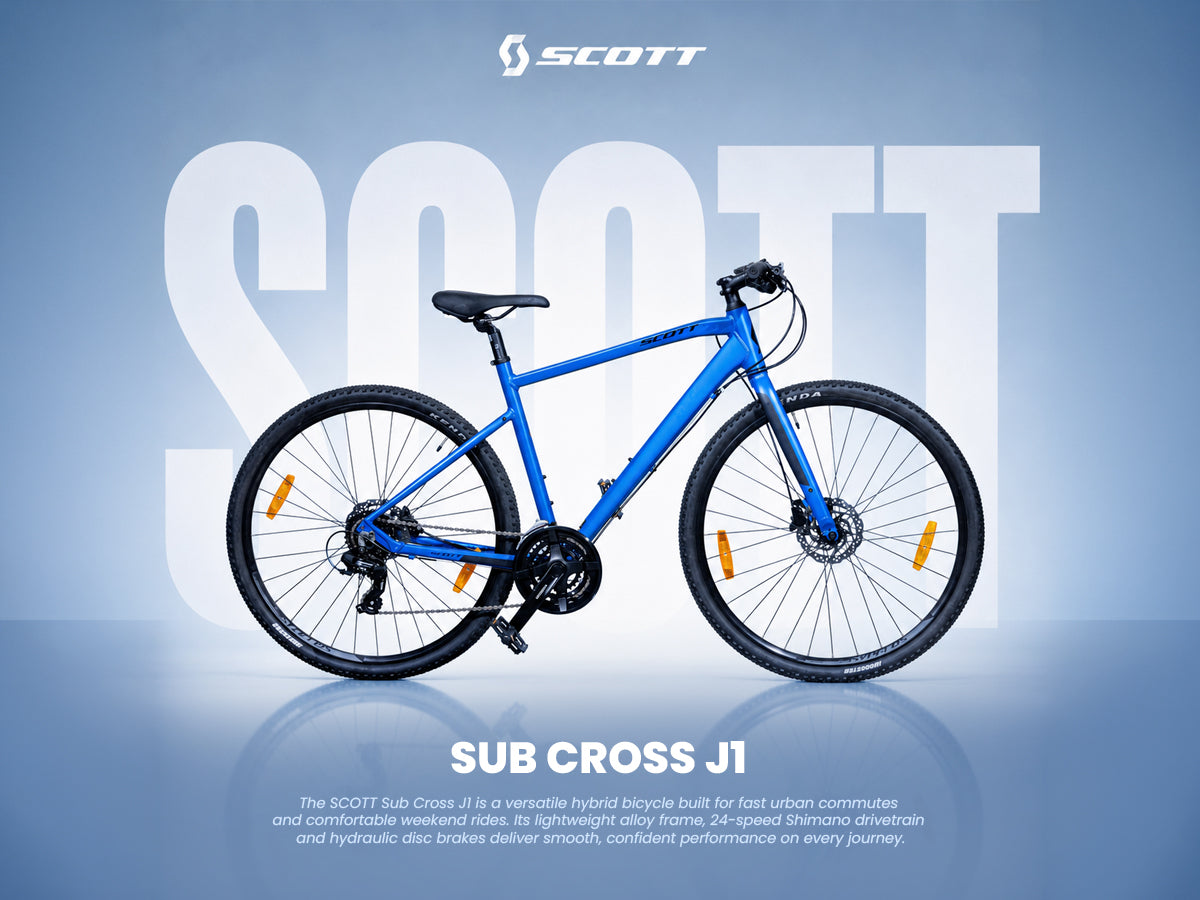 Scott 700C Sub Cross J1 Mistic Dark Blue Hybrid Bike