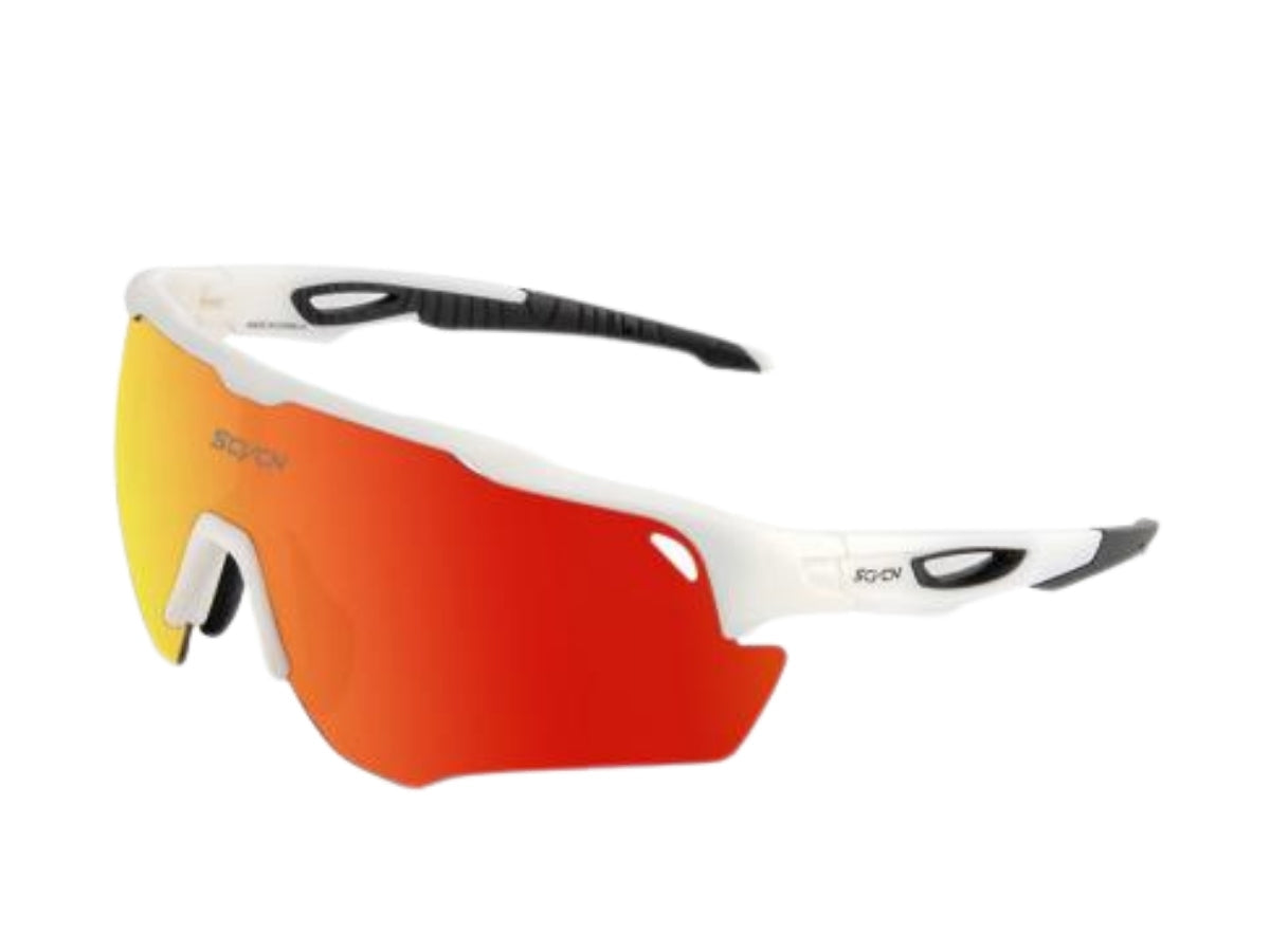 Scvcn X18 Sport Glasses-Red/White