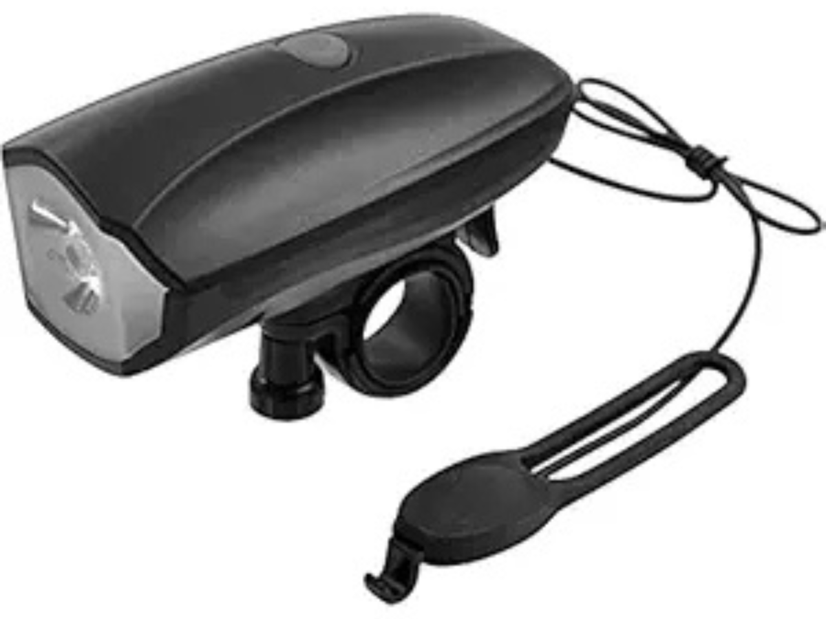 Ninety One BICYCLE HORN WITH ONE SUPER BRIGHT WHITE LED (BATTERY)