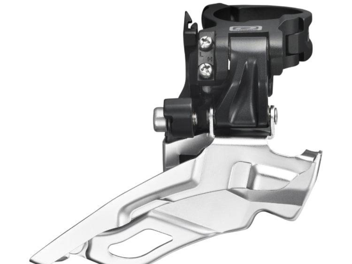 IFDM611TD6L SHIMANO FRONT DERAILLEUR, FD-M611-D, DEORE, DOWN-SWING, TOP-PULL, DIRECT MOUNT TYPE,CS-ANGLE: 66-69, FOR 40/42T, BLACK, IND.PACK