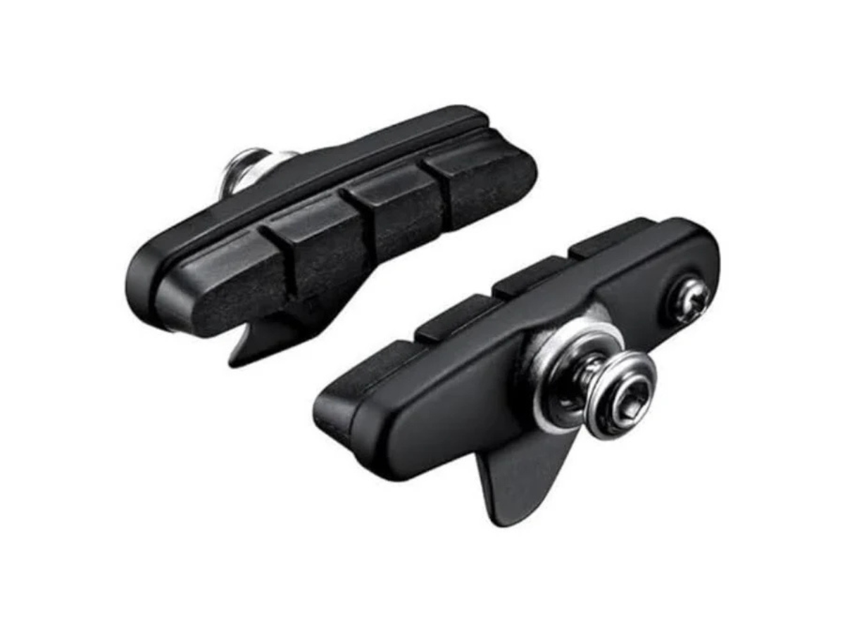 Y88T98040 SHIMANO BR-5800 R55C4 CARTRIDGE-TYPE BRAKE SHOE SET (PAIR) (SILVER)