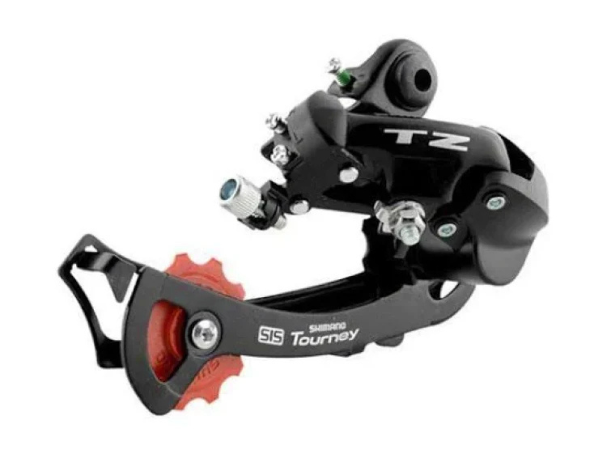 SHIMANO REAR DERAILLEUR, TOURNEY TZ, RD-TZ50, GS 6-SPEED