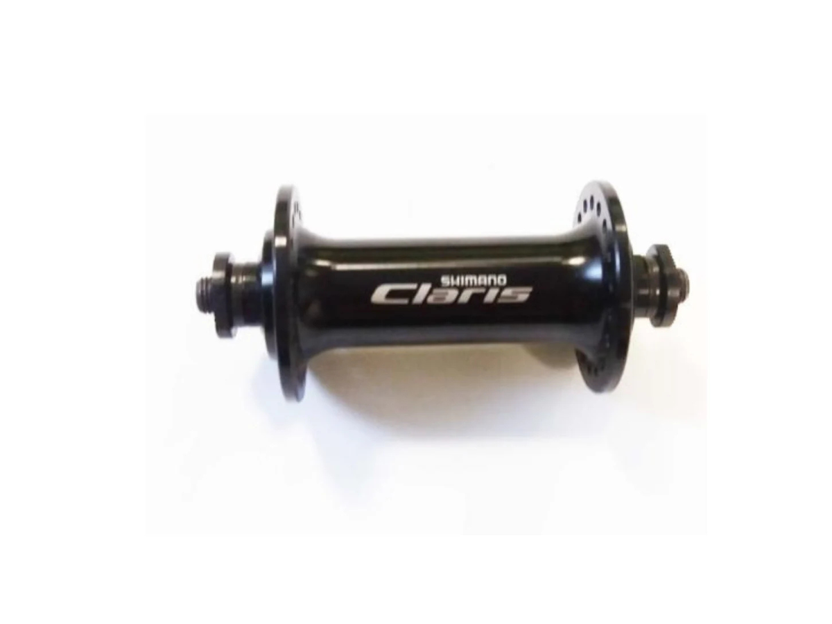 SHIMANO FRONT HUB, HB-2400, CLARIS QR(133)MM, TYPE 36HMM AXLE:108MMBLACK, IND.PACK