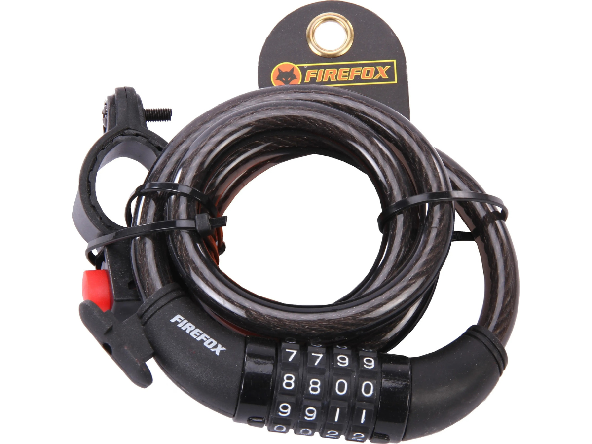 FIREFOX BICYCLE LOCK-RESETTABLE COMBINATION