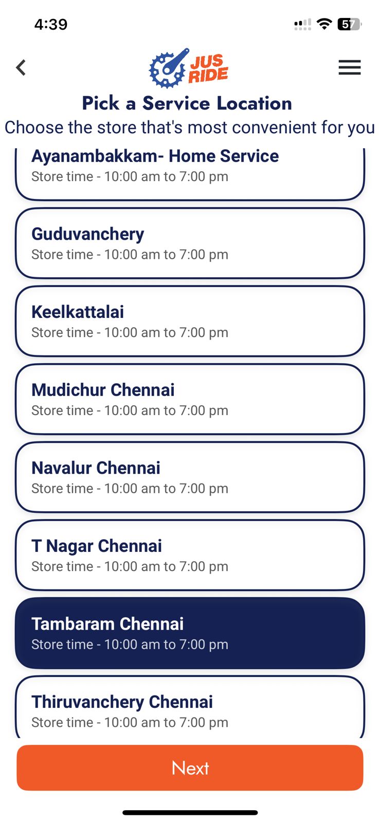 App screen 5