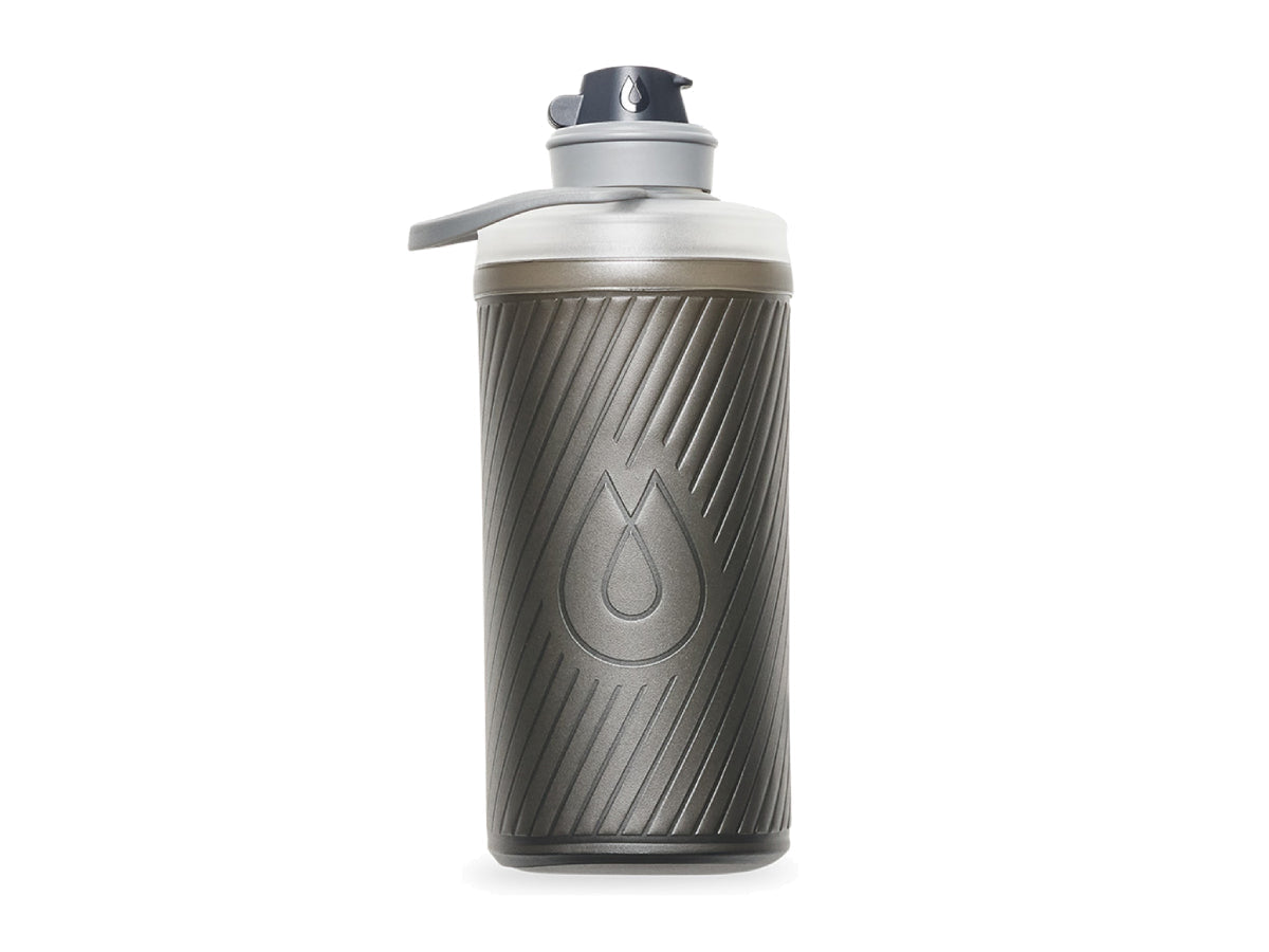 Hydrapak Flux Flexible Bottle-Mammoth Grey (1 Ltr)