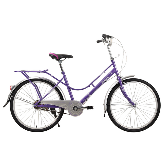 Ladies push bike with discount basket