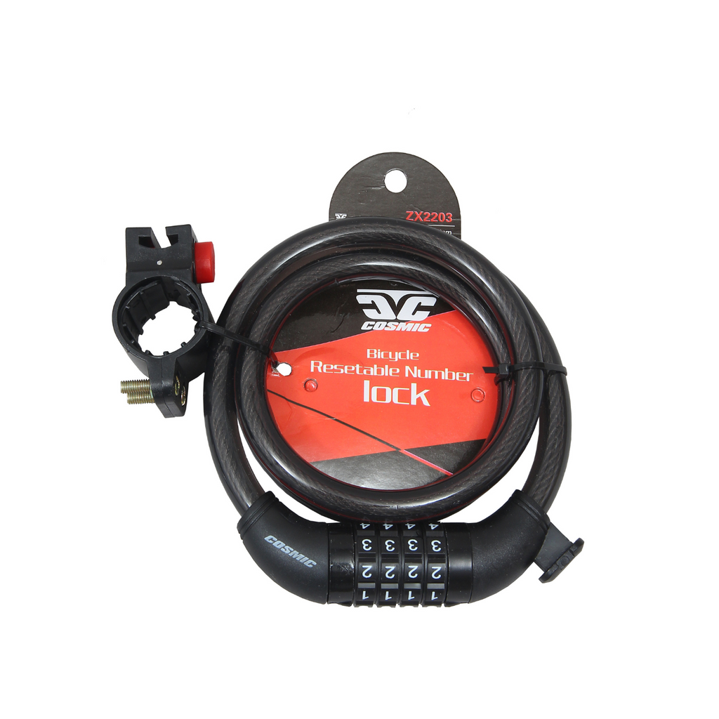back number カラビナ Cosmic – Cosmic Bicycle Cable Number Lock ZX2203 – JustBuyCycles
